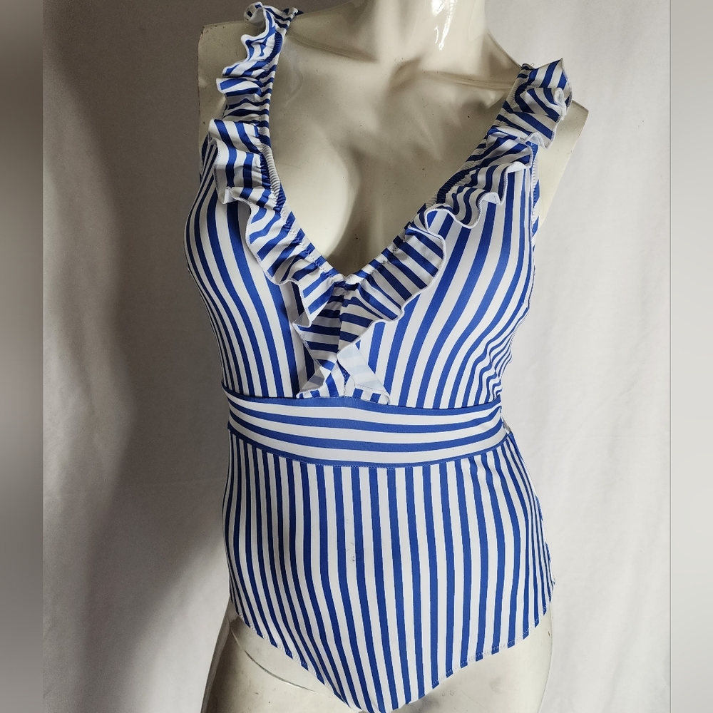 CUPSHE SWIMSUIT STRIPED WOMENS Medium